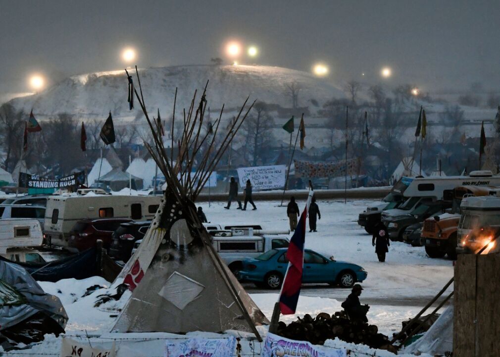 2016: Dakota Access Pipeline protests